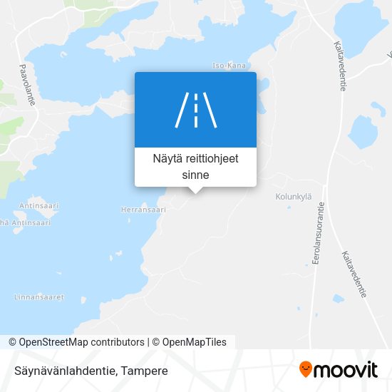 Säynävänlahdentie kartta