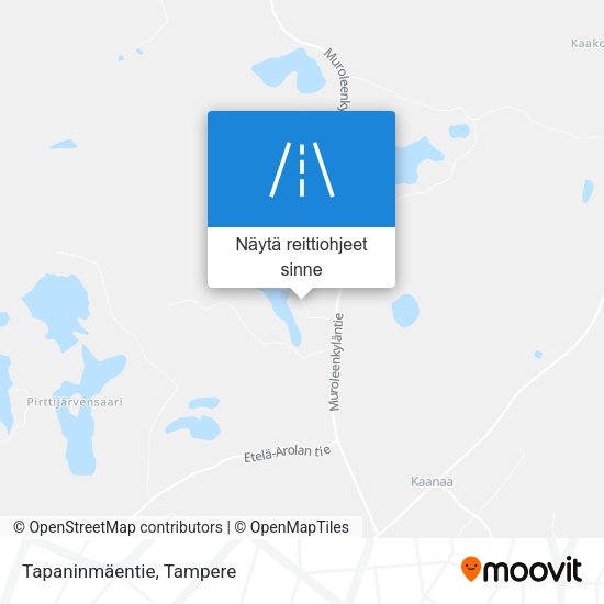 Tapaninmäentie kartta