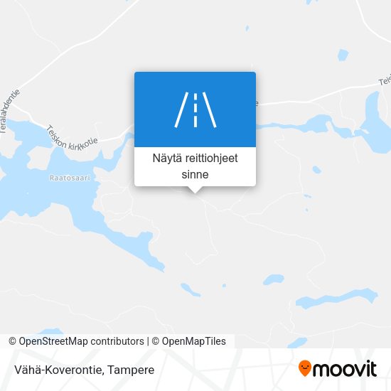 Vähä-Koverontie kartta