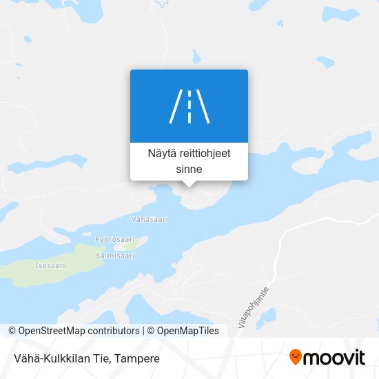 Vähä-Kulkkilan Tie kartta