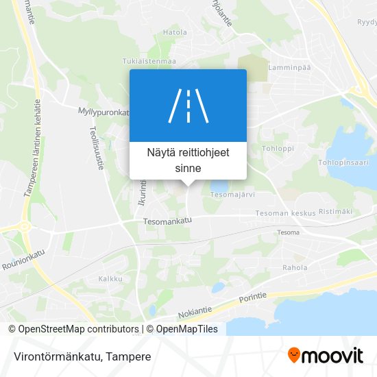Virontörmänkatu kartta