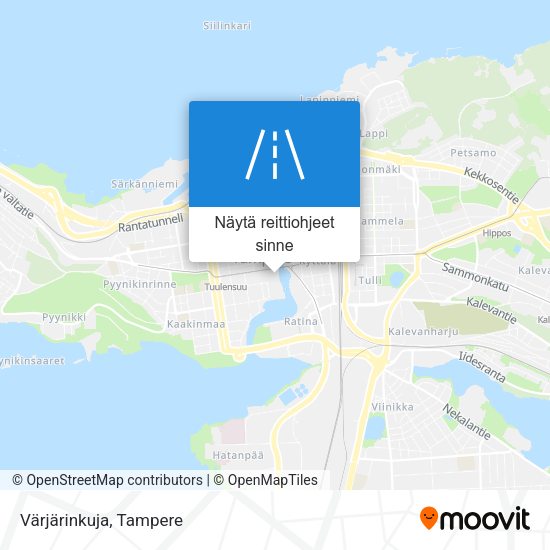 Värjärinkuja kartta