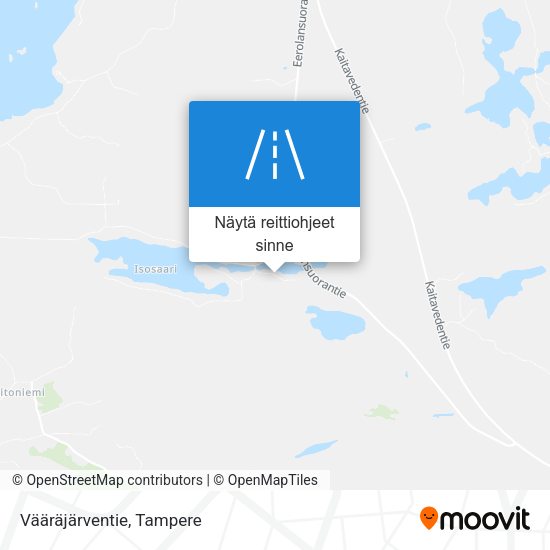 Vääräjärventie kartta
