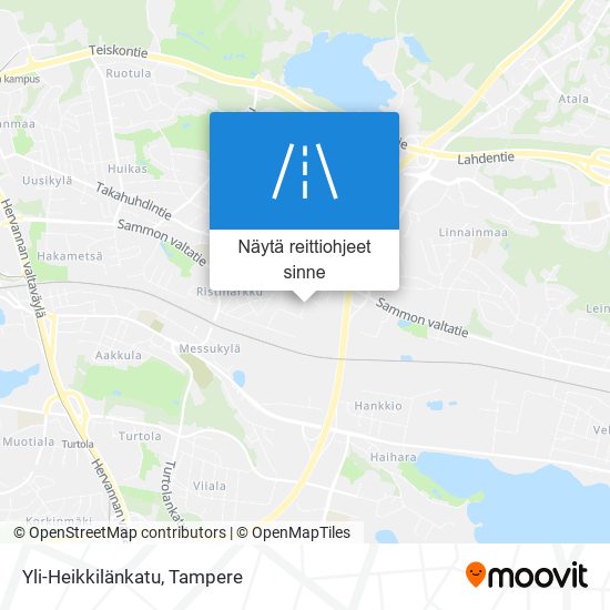 Yli-Heikkilänkatu kartta