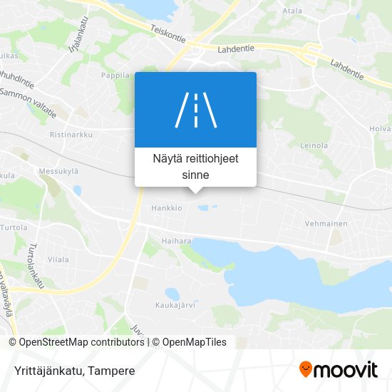 Yrittäjänkatu kartta