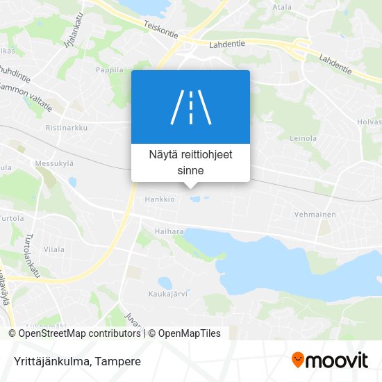 Yrittäjänkulma kartta