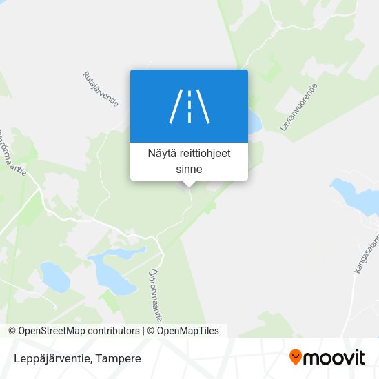 Leppäjärventie kartta