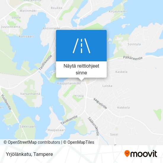 Yrjölänkatu kartta