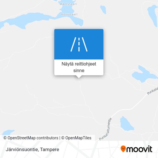 Järviönsuontie kartta