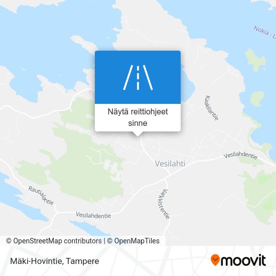 Mäki-Hovintie kartta