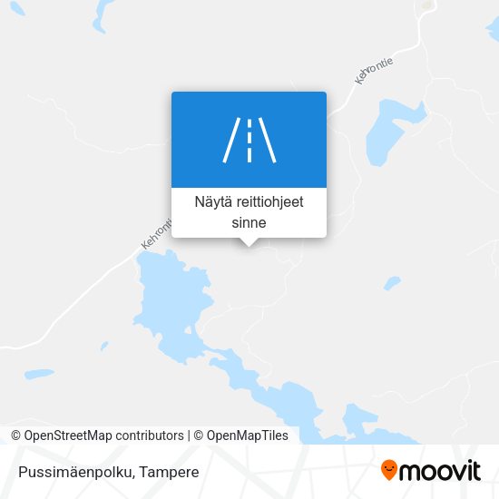 Pussimäenpolku kartta