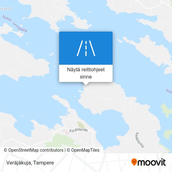 Veräjäkuja kartta