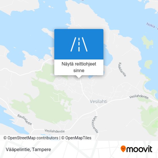 Vääpelintie kartta