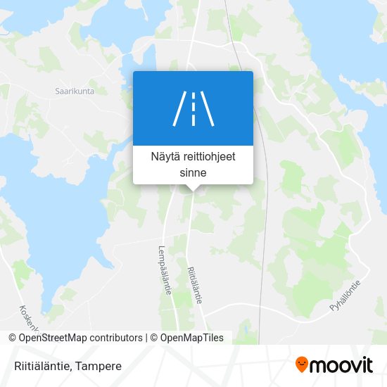 Riitiäläntie kartta