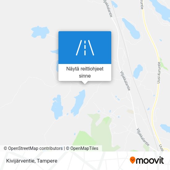 Kivijärventie kartta