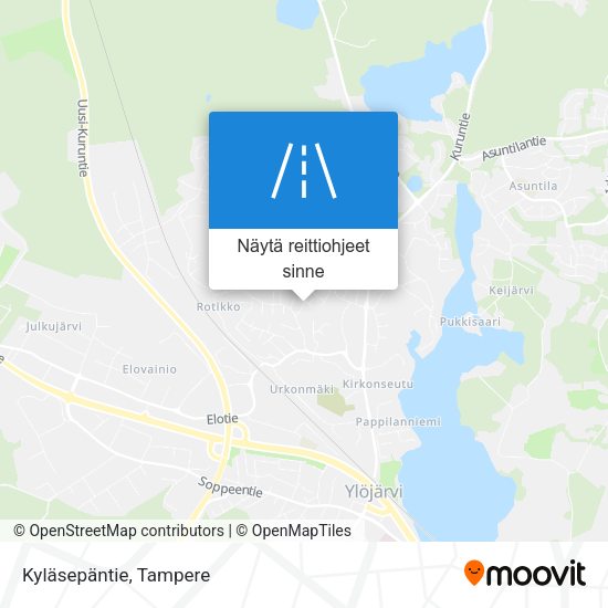 Kyläsepäntie kartta