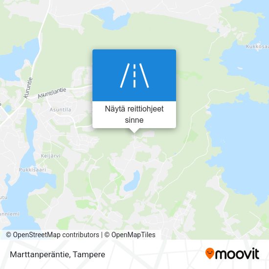 Marttanperäntie kartta