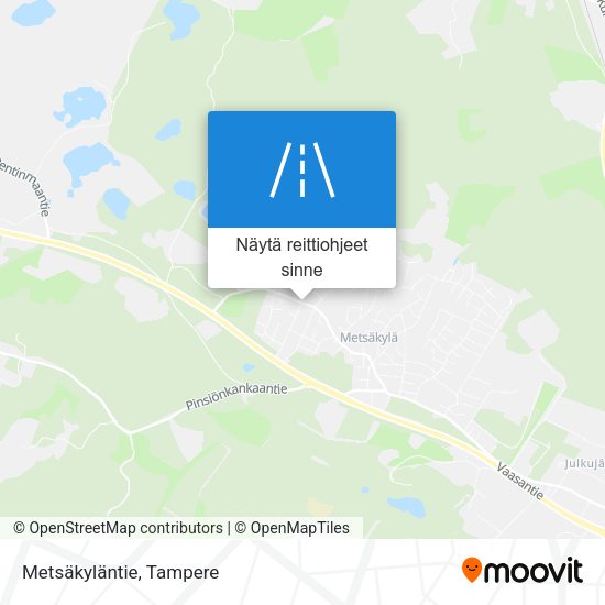 Metsäkyläntie kartta
