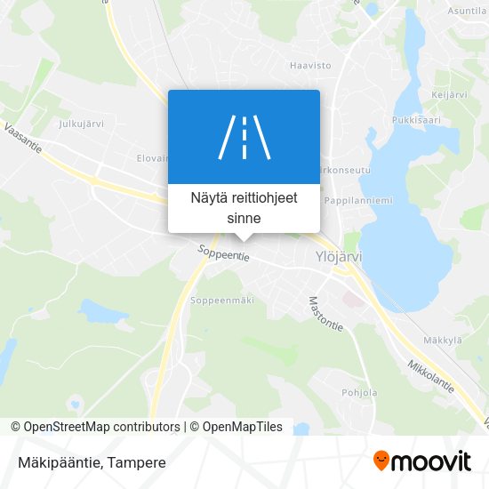 Mäkipääntie kartta