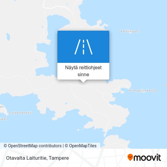 Otavalta Laituritie kartta