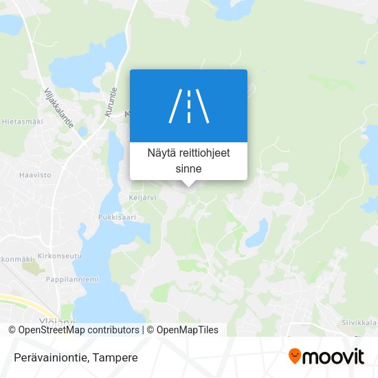Perävainiontie kartta
