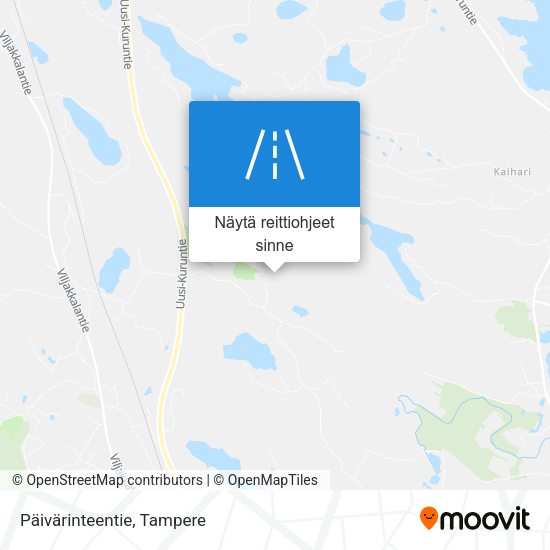Päivärinteentie kartta