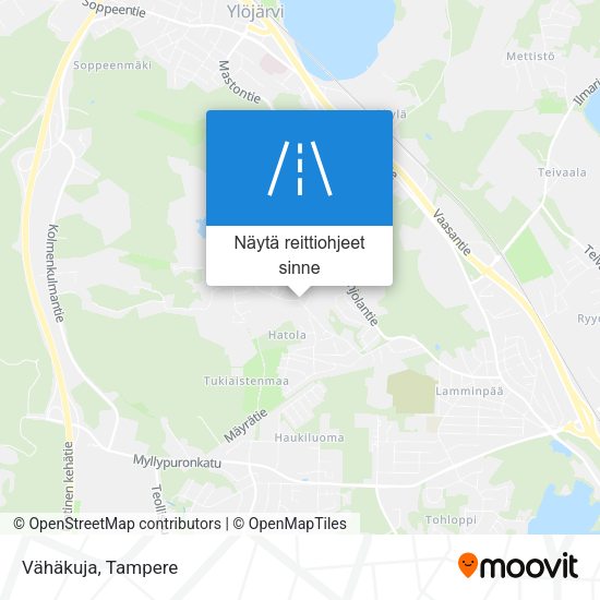 Vähäkuja kartta