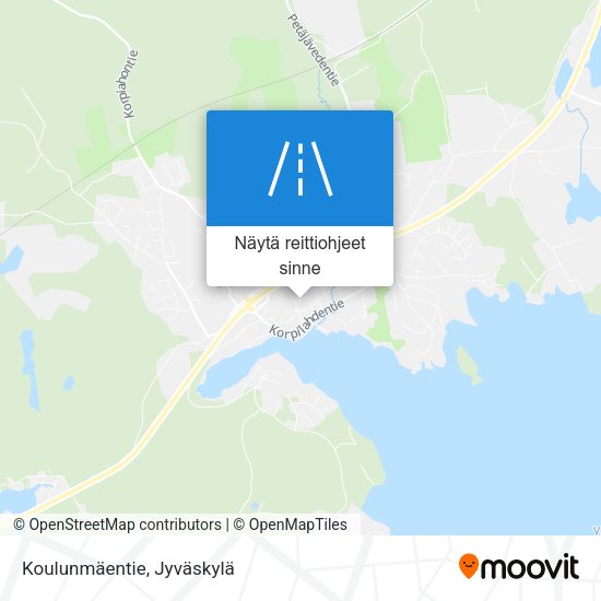 Koulunmäentie kartta