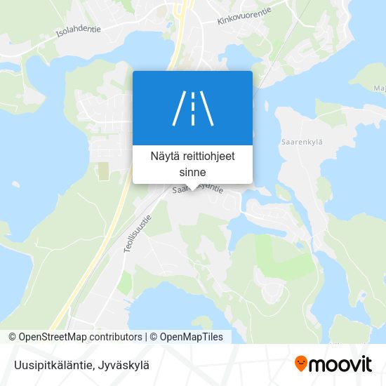 Uusipitkäläntie kartta