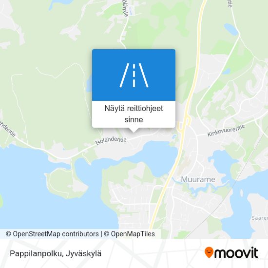 Pappilanpolku kartta