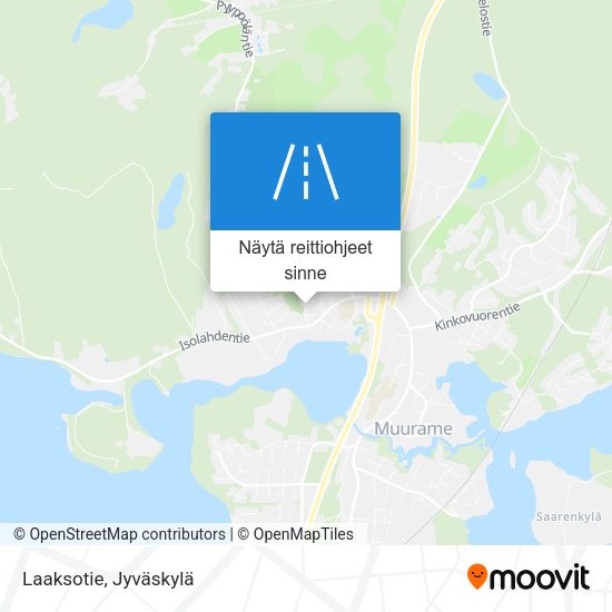 Laaksotie kartta