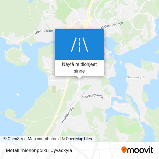 Metallimiehenpolku kartta