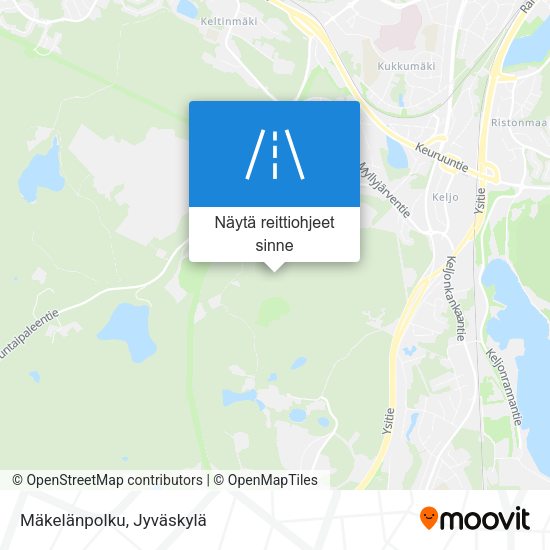 Mäkelänpolku kartta
