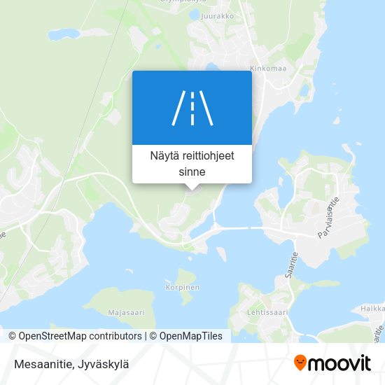Mesaanitie kartta