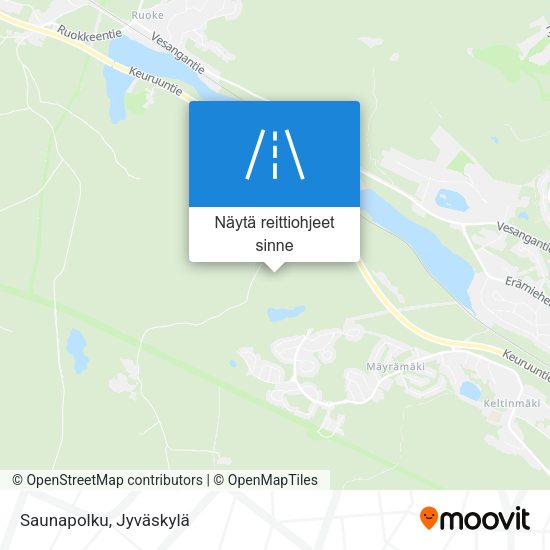Saunapolku kartta