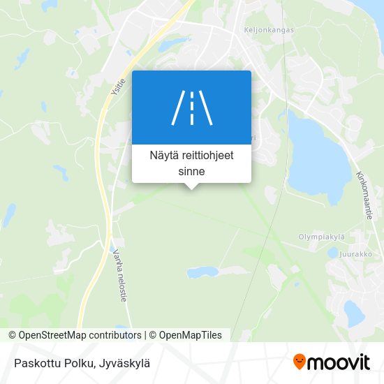 Paskottu Polku kartta