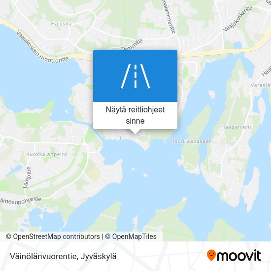 Väinölänvuorentie kartta