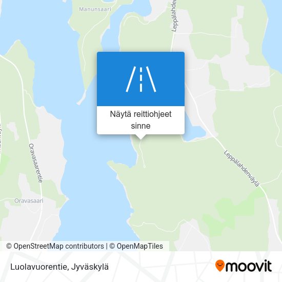 Luolavuorentie kartta