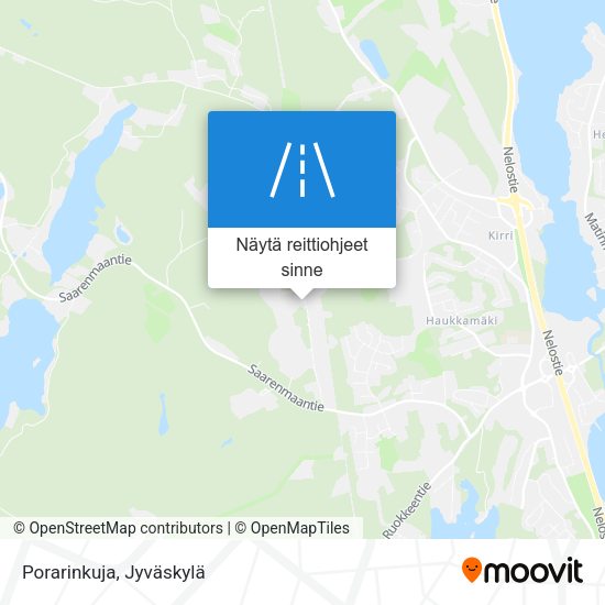 Porarinkuja kartta