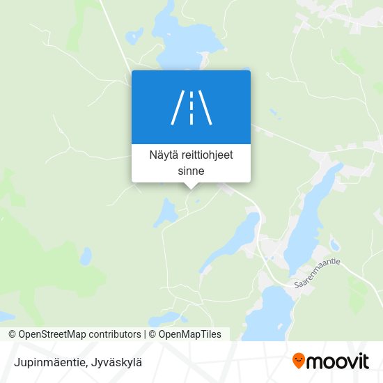Jupinmäentie kartta