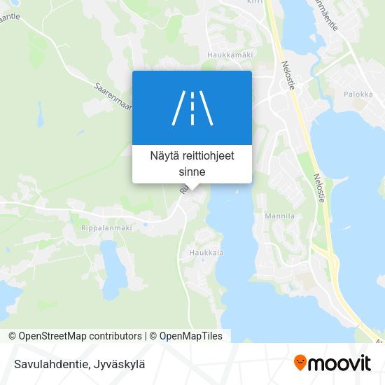 Savulahdentie kartta