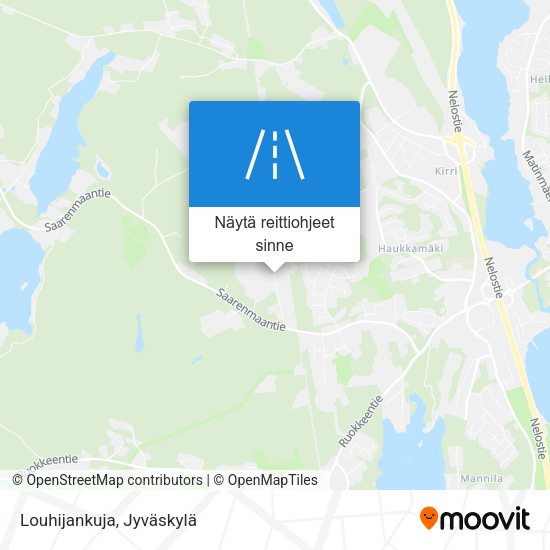 Louhijankuja kartta