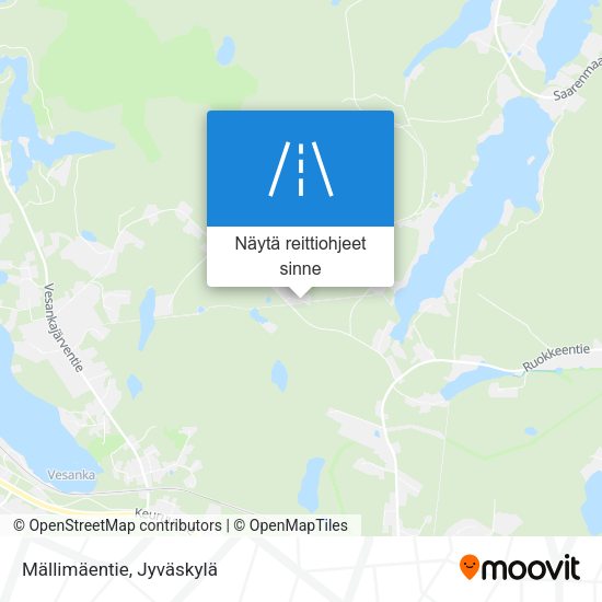 Mällimäentie kartta
