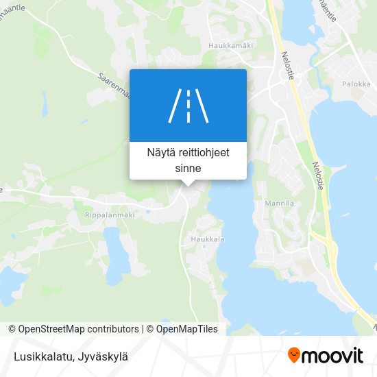 Lusikkalatu kartta