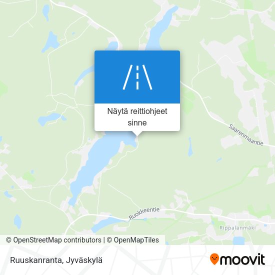Ruuskanranta kartta