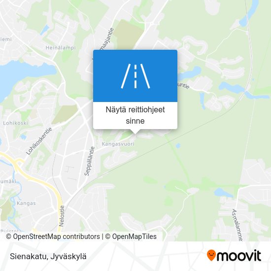 Sienakatu kartta