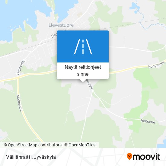 Välilänraitti kartta