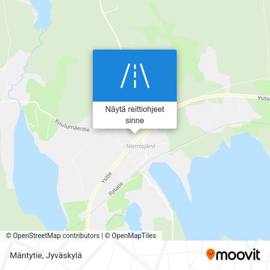 Mäntytie kartta