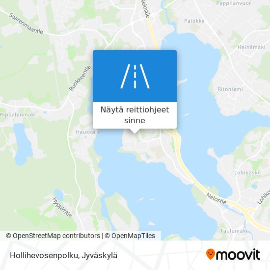 Hollihevosenpolku kartta