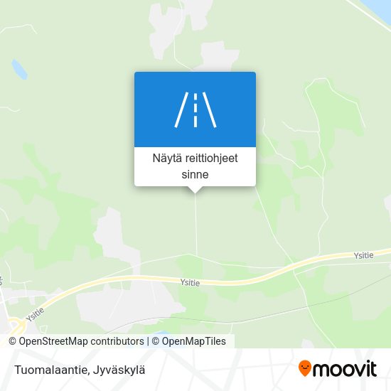 Tuomalaantie kartta